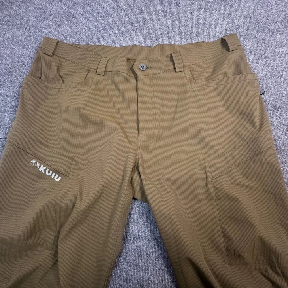 KUIU Tiburon Pants Mens 44 Dark Olive Green Hunting Hiking UPF 50 AirMatrix